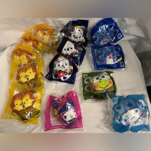 Lot of McDonalds Hello Kitty & Friends x Yugioh! plush Happy Meal toys